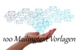 Infoprodukt 100 Mailingtexte Vorlagen für Ihre Kunden, jetzt kaufen