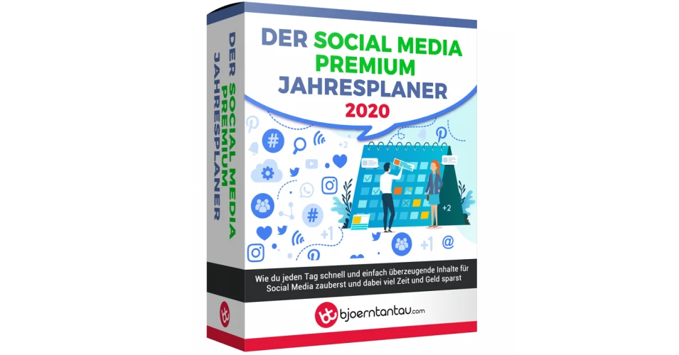 Der Social Media Premium Jahresplaner 2020
