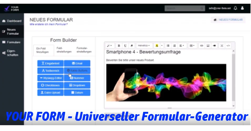 YOUR FORM - Universeller Formular-Generator