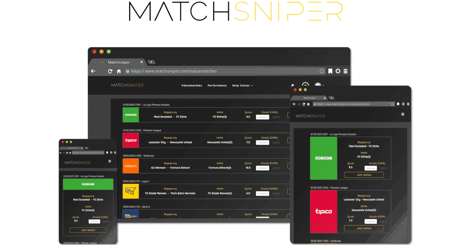 Matchsniper - Die vollautomatisierte Web-Software