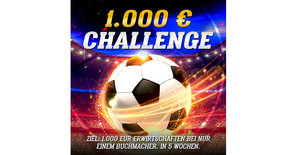 Sportwetten-Challenge, mit System zu 1000€